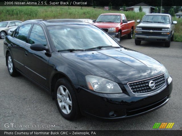 2006 Nissan Altima 2.5 S in Super Black