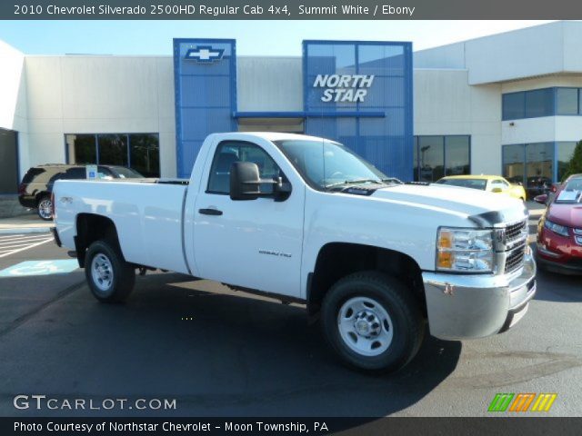 2010 Chevrolet Silverado 2500HD Regular Cab 4x4 in Summit White