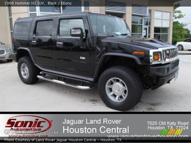 2006 Hummer H2 SUV in Black