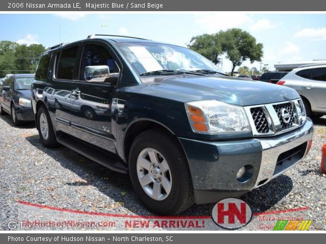 2006 Nissan Armada LE in Majestic Blue
