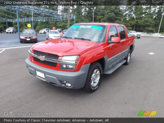 2002 Chevrolet Avalanche Z71 4x4 in Victory Red