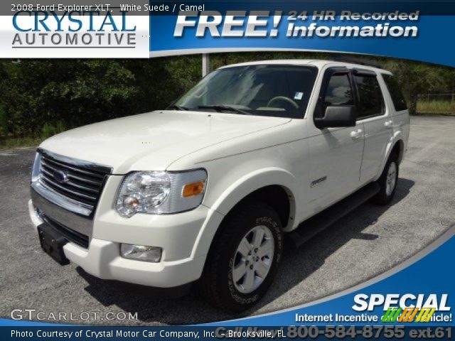 2008 Ford Explorer XLT in White Suede