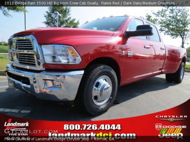 2012 Dodge Ram 3500 HD Big Horn Crew Cab Dually in Flame Red