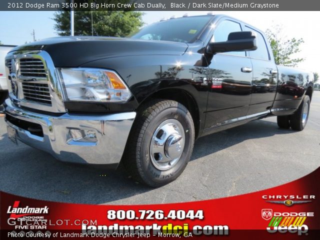 2012 Dodge Ram 3500 HD Big Horn Crew Cab Dually in Black
