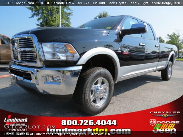 2012 Dodge Ram 2500 HD Laramie Crew Cab 4x4 in Brilliant Black Crystal Pearl