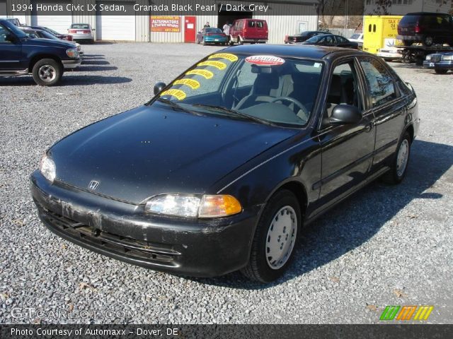 1994 Honda Civic LX Sedan in Granada Black Pearl