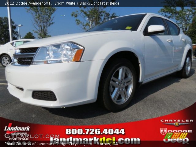 2012 Dodge Avenger SXT in Bright White