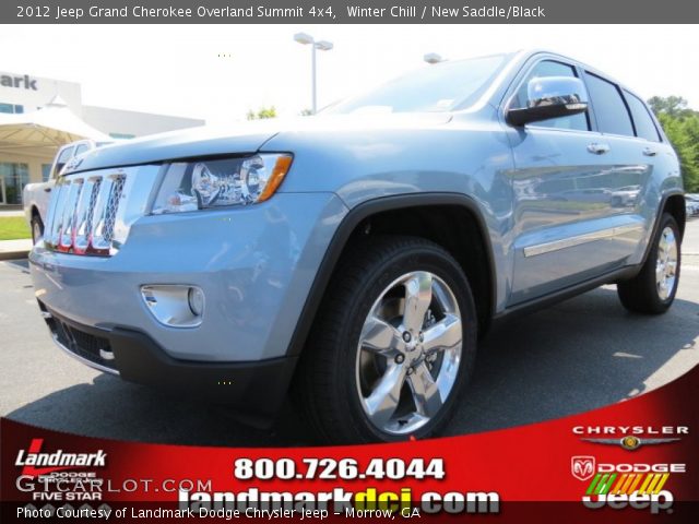2012 Jeep Grand Cherokee Overland Summit 4x4 in Winter Chill