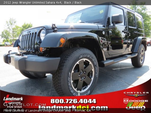 2012 Jeep Wrangler Unlimited Sahara 4x4 in Black
