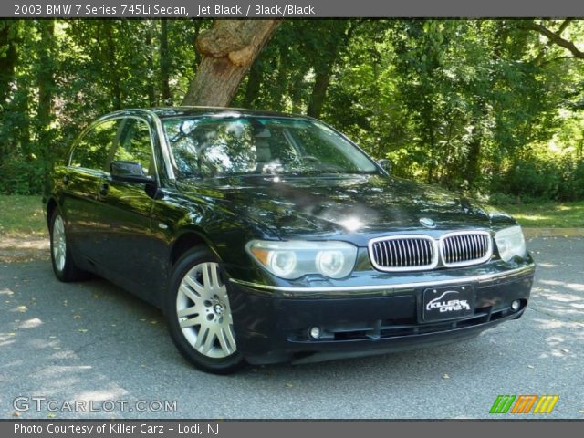 2003 BMW 7 Series 745Li Sedan in Jet Black