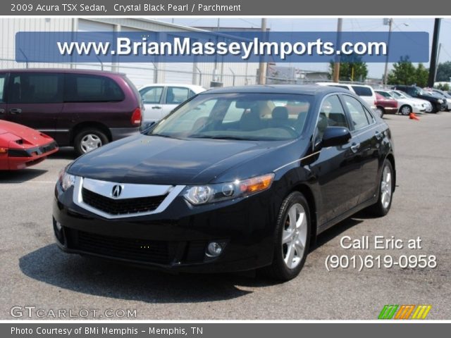 2009 Acura TSX Sedan in Crystal Black Pearl
