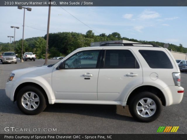 2010 Mercury Mariner I4 4WD in White Suede