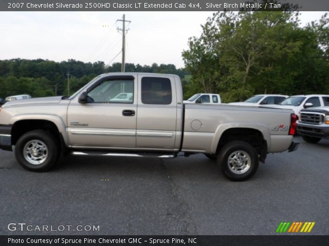 2007 Chevrolet Silverado 2500HD Classic LT Extended Cab 4x4 in Silver Birch Metallic