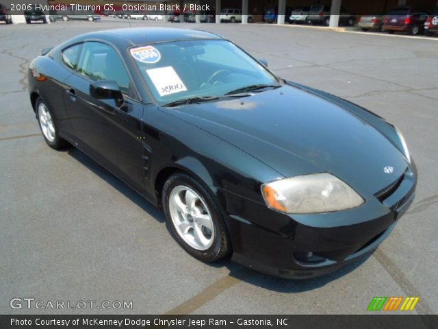 2006 Hyundai Tiburon GS in Obsidian Black