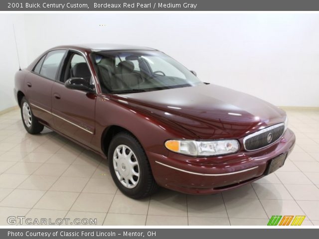 2001 Buick Century Custom in Bordeaux Red Pearl