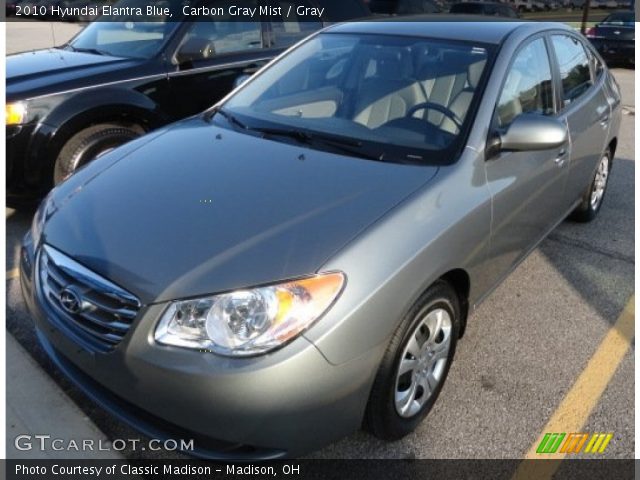 2010 Hyundai Elantra Blue in Carbon Gray Mist