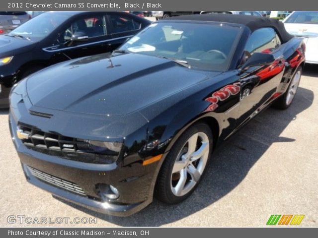 2012 Chevrolet Camaro SS Convertible in Black
