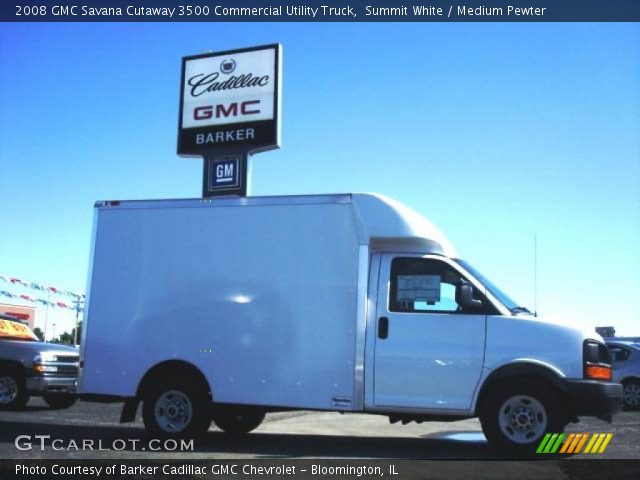 2008 GMC Savana Cutaway 3500 Commercial Utility Truck in Summit White