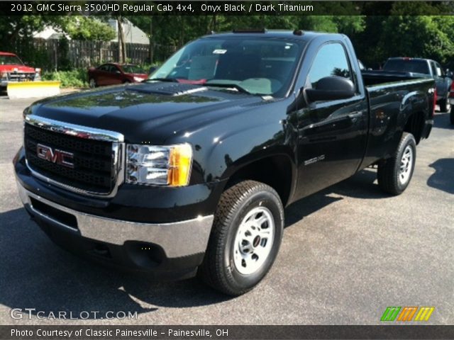 2012 GMC Sierra 3500HD Regular Cab 4x4 in Onyx Black