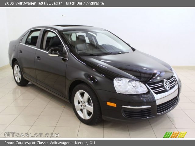2009 Volkswagen Jetta SE Sedan in Black Uni