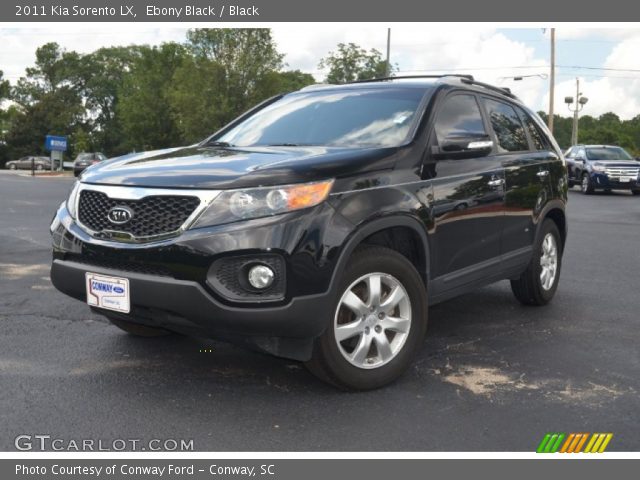 2011 Kia Sorento LX in Ebony Black