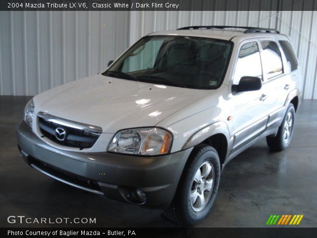 2004 Mazda Tribute LX V6 in Classic White