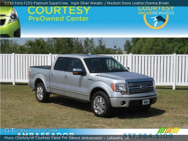 2010 Ford F150 Platinum SuperCrew in Ingot Silver Metallic