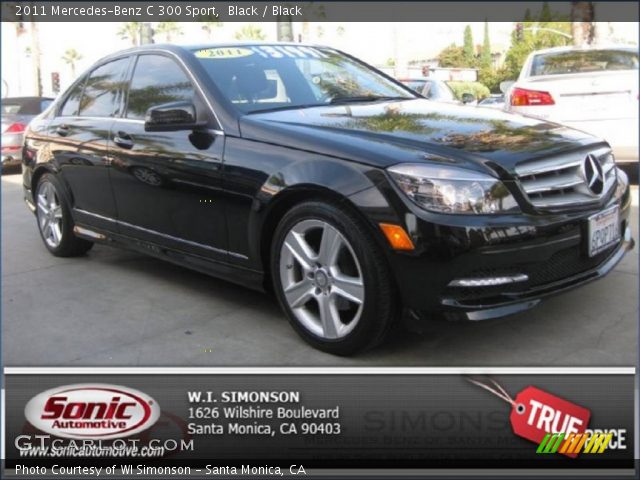2011 Mercedes-Benz C 300 Sport in Black