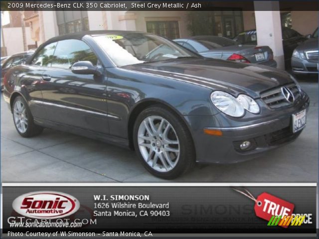 2009 Mercedes-Benz CLK 350 Cabriolet in Steel Grey Metallic