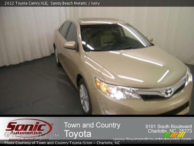 2012 Toyota Camry XLE in Sandy Beach Metallic