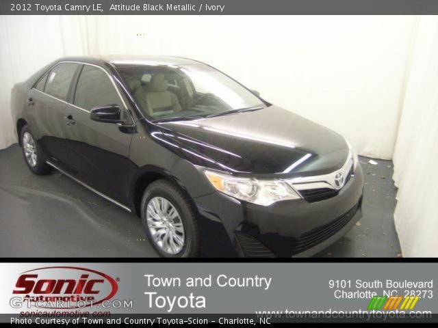 2012 Toyota Camry LE in Attitude Black Metallic