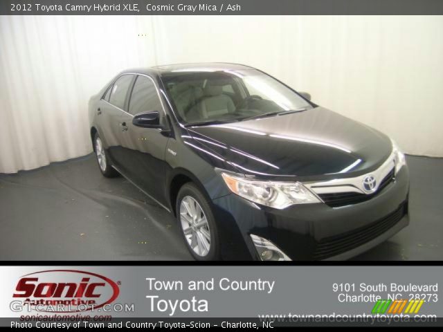 2012 Toyota Camry Hybrid XLE in Cosmic Gray Mica