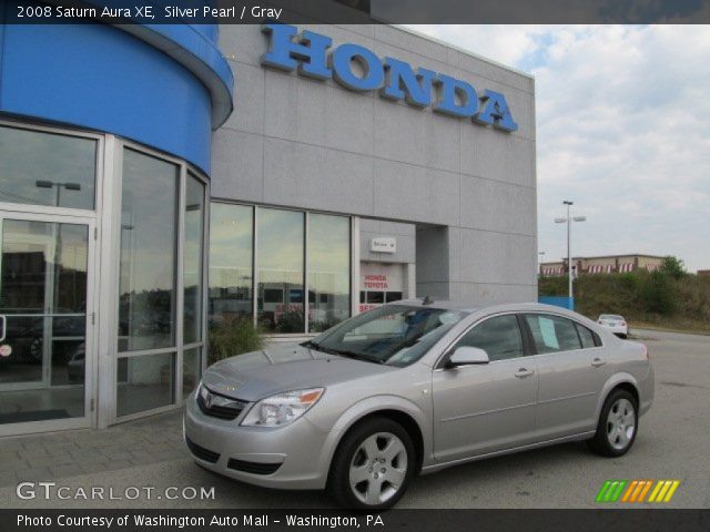 2008 Saturn Aura XE in Silver Pearl