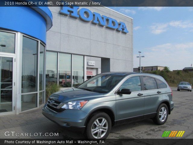 2010 Honda CR-V EX AWD in Opal Sage Metallic