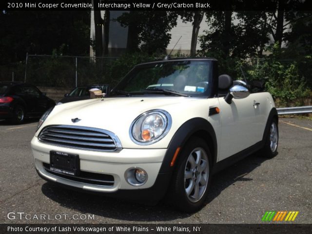 2010 Mini Cooper Convertible in Interchange Yellow