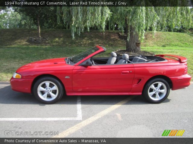 1994 Ford Mustang GT Convertible in Laser Red Tinted Metallic