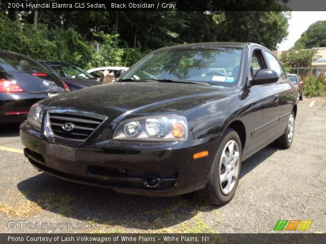 2004 Hyundai Elantra GLS Sedan in Black Obsidian