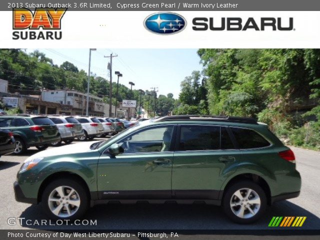 2013 Subaru Outback 3.6R Limited in Cypress Green Pearl