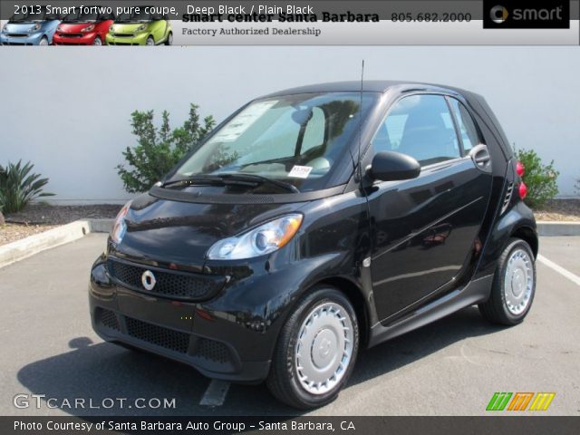 2013 Smart fortwo pure coupe in Deep Black