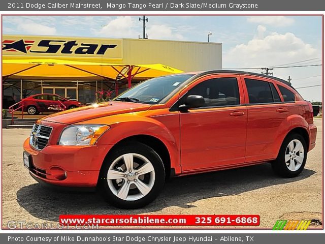 2011 Dodge Caliber Mainstreet in Mango Tango Pearl