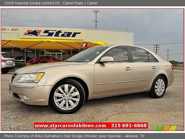 2009 Hyundai Sonata Limited V6 in Camel Pearl