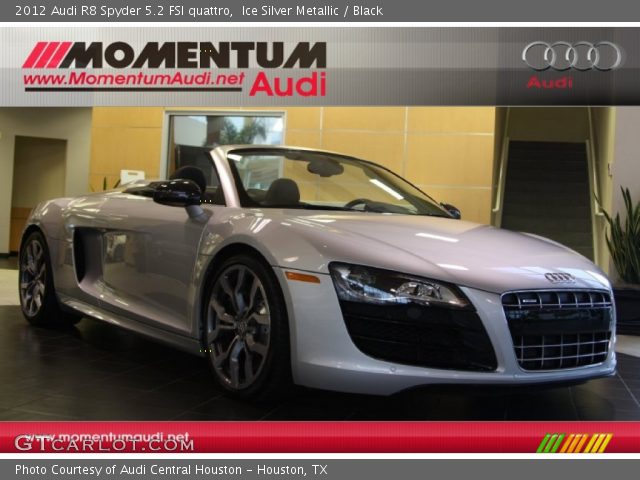 2012 Audi R8 Spyder 5.2 FSI quattro in Ice Silver Metallic