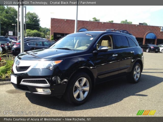 2010 Acura MDX Technology in Crystal Black Pearl