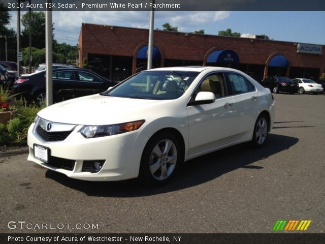 2010 Acura TSX Sedan in Premium White Pearl
