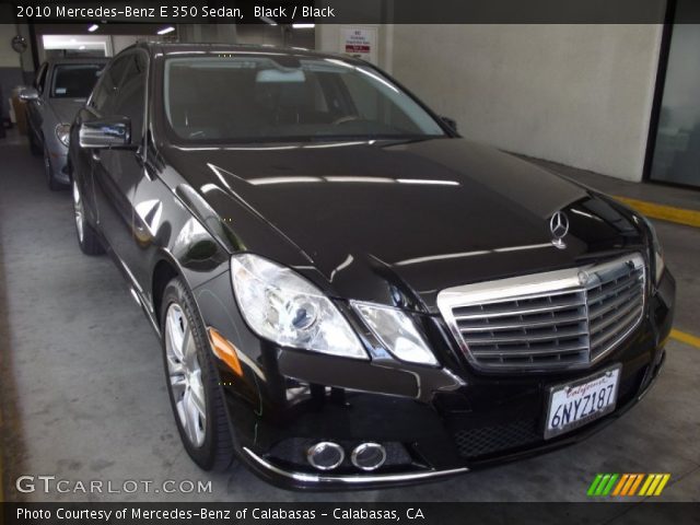 2010 Mercedes-Benz E 350 Sedan in Black