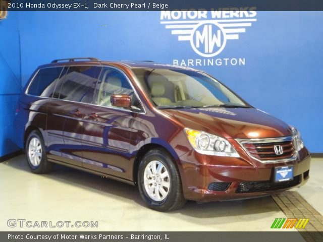 2010 Honda Odyssey EX-L in Dark Cherry Pearl
