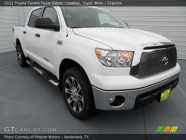 2012 Toyota Tundra Texas Edition CrewMax in Super White