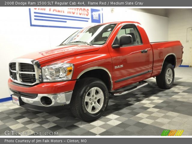 2008 Dodge Ram 1500 SLT Regular Cab 4x4 in Flame Red