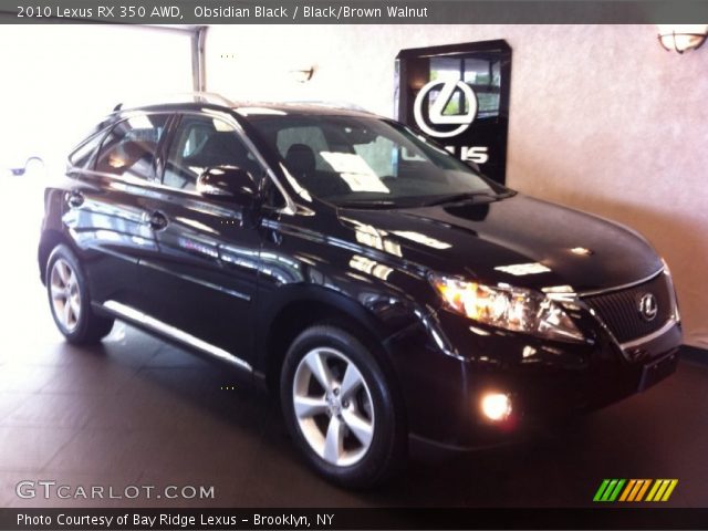 2010 Lexus RX 350 AWD in Obsidian Black