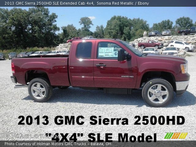 2013 GMC Sierra 2500HD SLE Extended Cab 4x4 in Sonoma Red Metallic